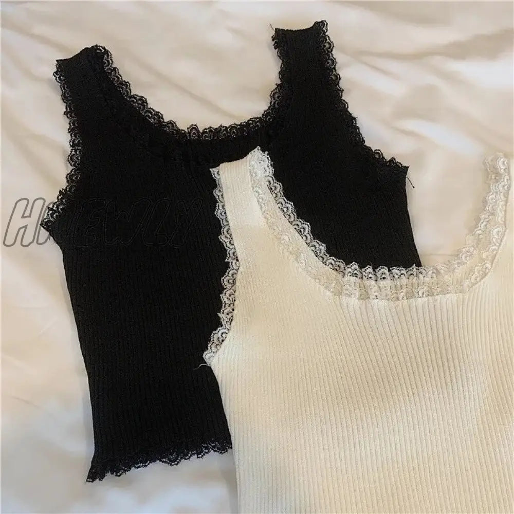 xsrrr Women Sexy Lace Up Crop Tank Tops Square Neck Plain Crop Tops Basic Solid Crop Tops Plain Short Bottomed Top Y2k Lace Tops