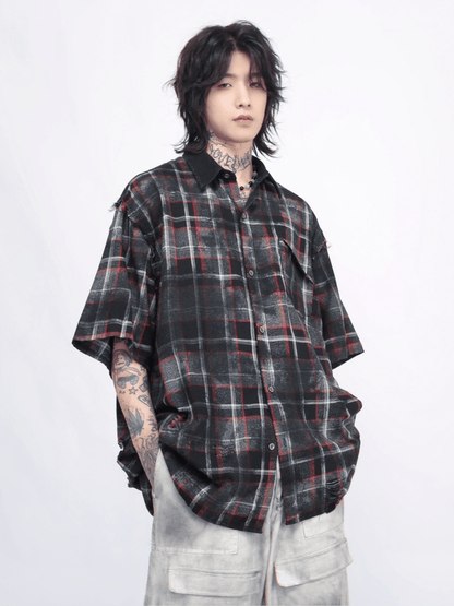 [Mz] high street oversize shirt na1268