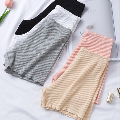 xsrrr 2PCS Women Cotton Short Pants Ladies Safety Pants For Dress Panties Skirt Shorts Sexy Female Underwear High-stretch Boxers