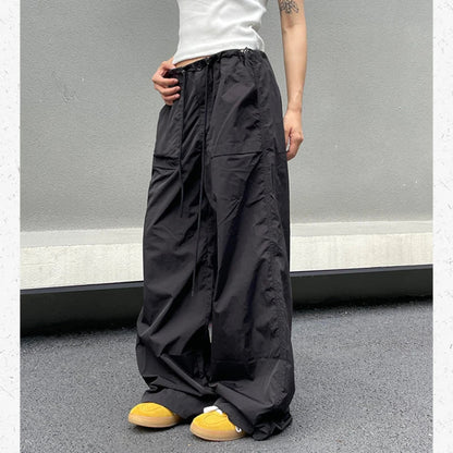 xsrrr Vintage Harajuku Oversized Pants Women America Retro Baggy Casual New Cargo Trousers Man Y2k Summer Streetwear Loose