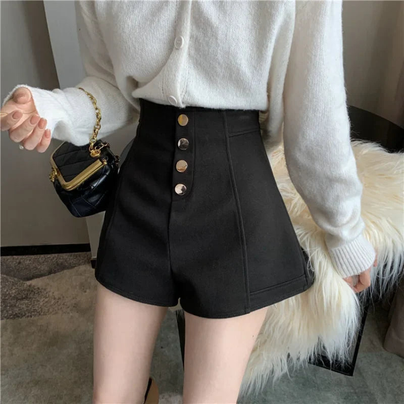 xsrrr Wide Black Short Pants for Woman To Wear White High Waist Women's Shorts Summer Cheap Hot Streetwear Aesthetic Normal XL Nylon