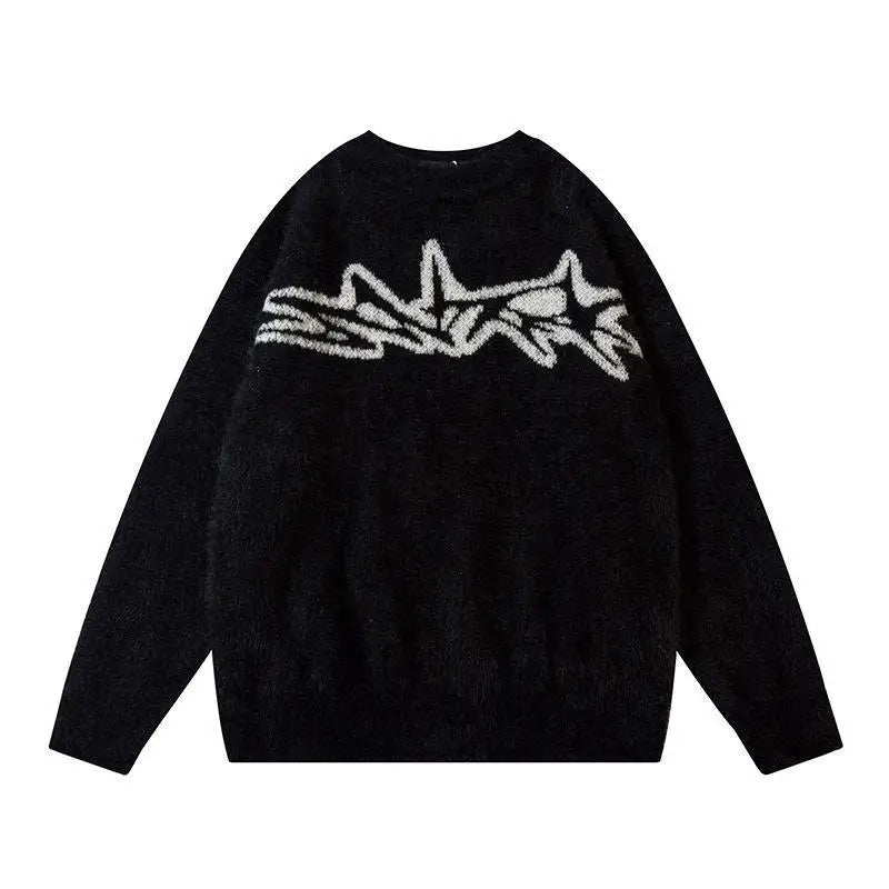 Sweater New Original Fashion Brand Oversize Design Sense Korean Men's Casual Knitwear High Street Sweater