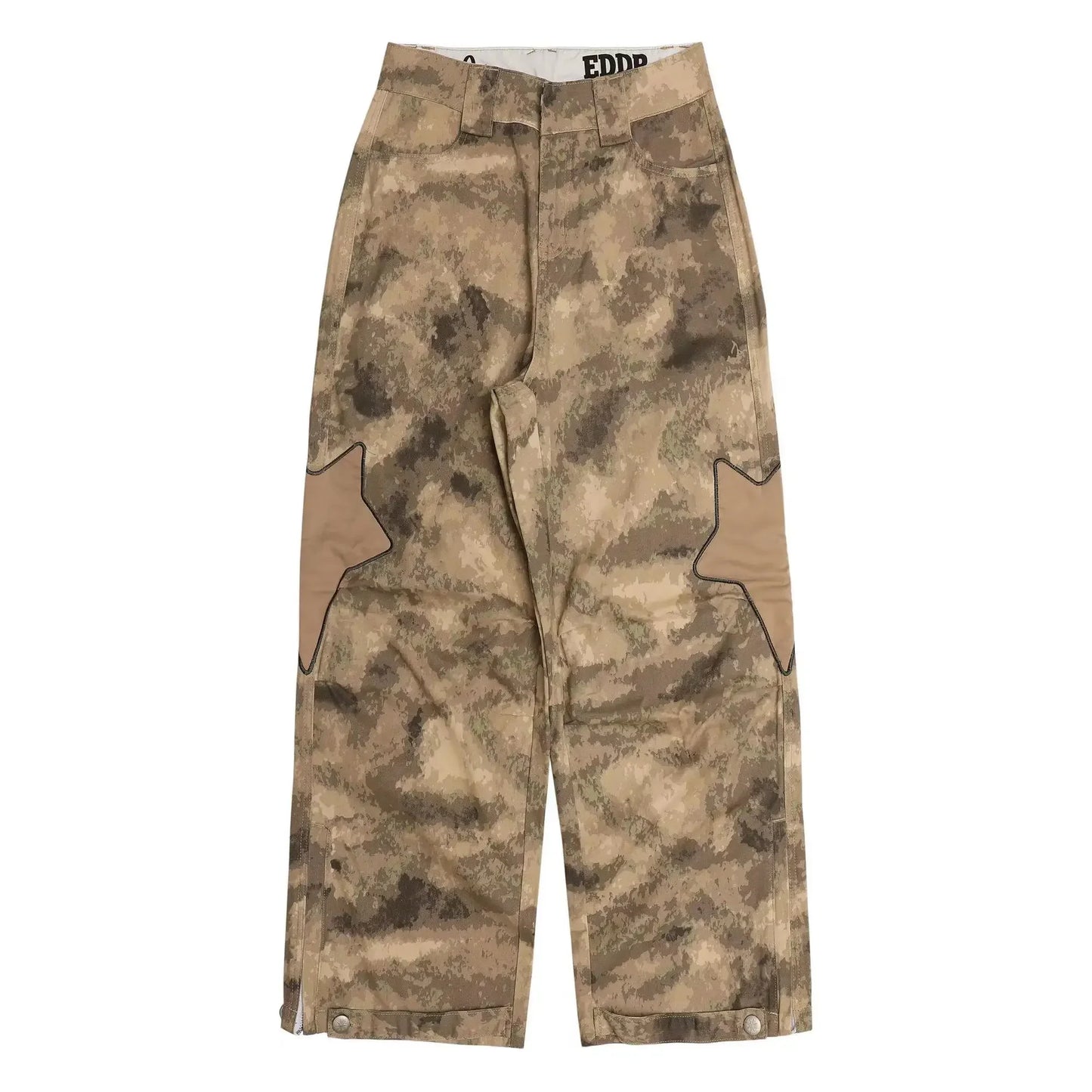 Camouflage Cargo Pants Men Baggy Camo Trousers Male Y2K Star Oversize Loose Casual Vintage Streetwear Hip Hop 4XL