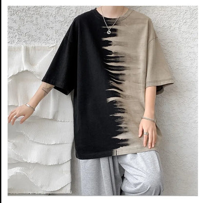 Summer Men's T-Shirt Oversized T Shirt For Men Casual Short Sleeve Hip Hop Tee Shirt Pullover Mens T-shirt Top