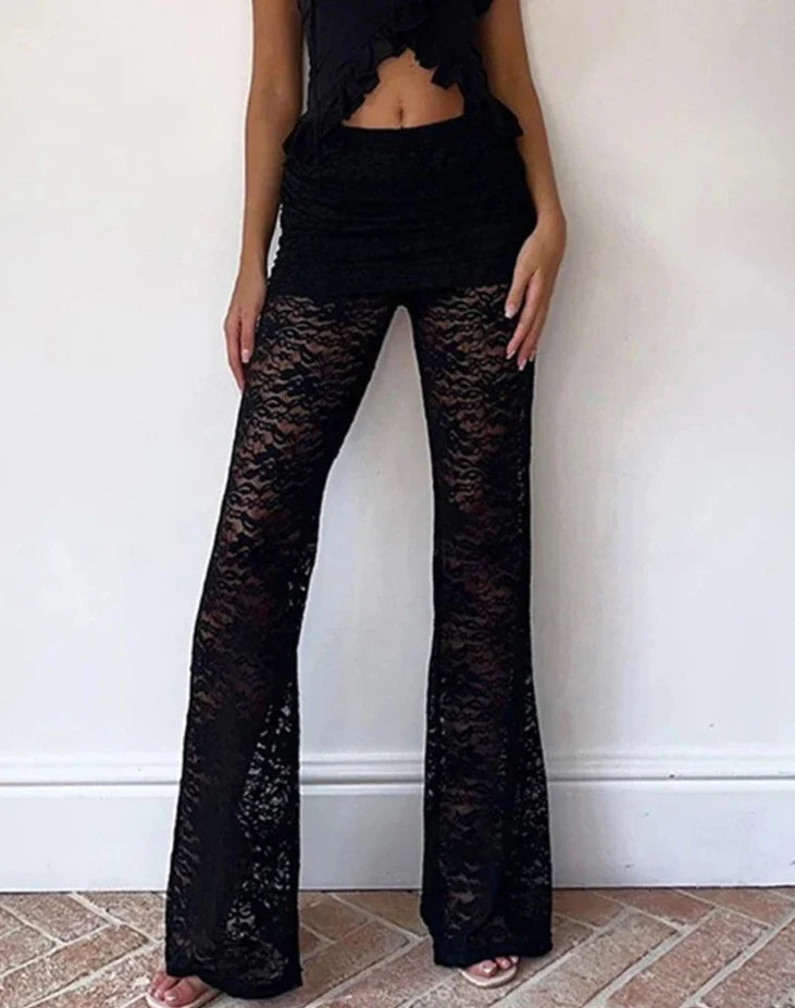 xsrrr Sexy Summer Skirts Pants Women Y2K Chic Coquette Stretch Summer Trend Skinny Solid Wild Streetwear Trousers Bottoms