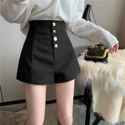 xsrrr Wide Black Short Pants for Woman To Wear White High Waist Women's Shorts Summer Cheap Hot Streetwear Aesthetic Normal XL Nylon