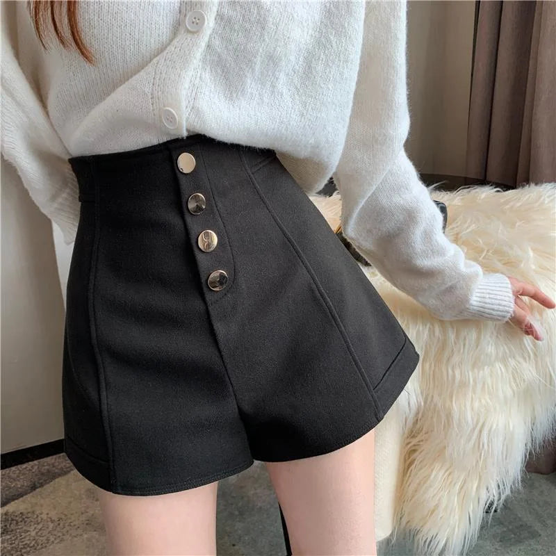 xsrrr Wide Black Short Pants for Woman To Wear White High Waist Women's Shorts Summer Cheap Hot Streetwear Aesthetic Normal XL Nylon