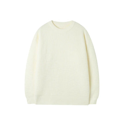 Men's American Sweater Autumn Winter Thick Needle Sweater Round Neck Pullover Loose Casual Oversize Sweater Mens Clothing 4XL