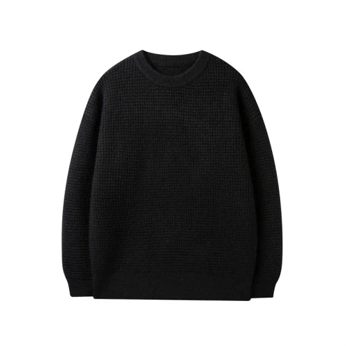 Men's American Sweater Autumn Winter Thick Needle Sweater Round Neck Pullover Loose Casual Oversize Sweater Mens Clothing 4XL