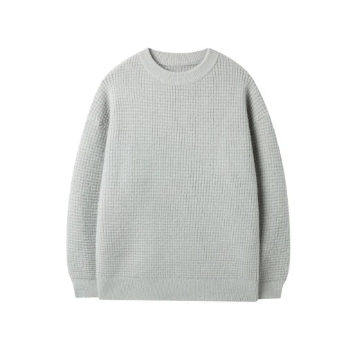 Men's American Sweater Autumn Winter Thick Needle Sweater Round Neck Pullover Loose Casual Oversize Sweater Mens Clothing 4XL