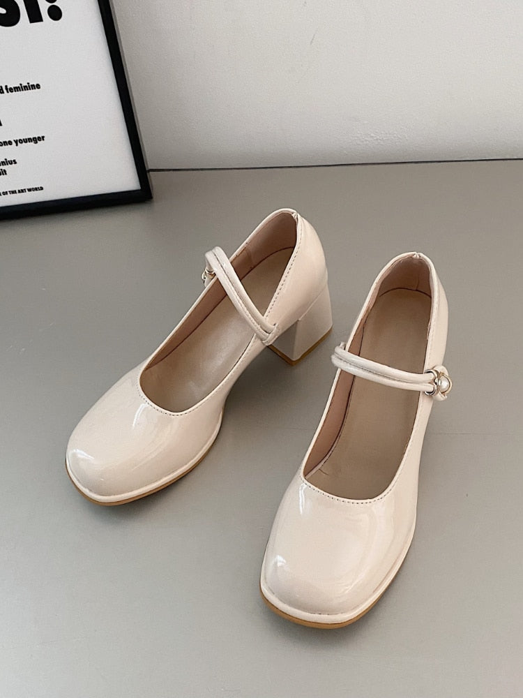 xsrrr French Elegant High Heels Shoes Office Lady Pure Color Korean Style Sandals Design Summer Chic Casual Non Slip Sandals