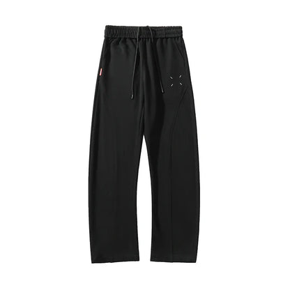 Baggy Black Oversize Men's Cargo Pants Spring Autumn Straight Wide Leg Trousers aggy Streetwear Sport Sweatpants 5XL