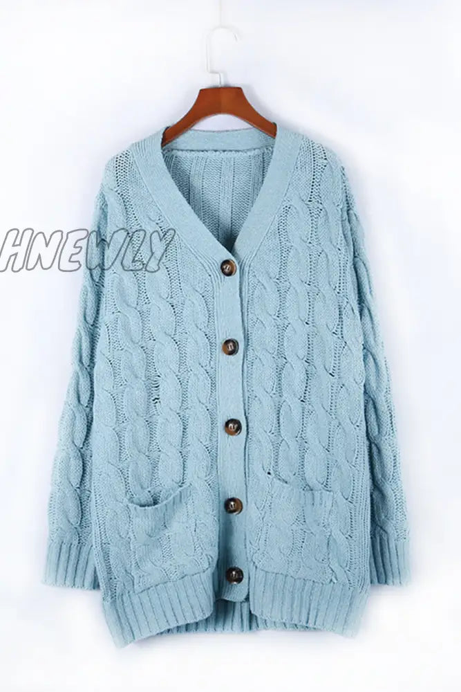 xsrrr - Casual Solid Split Joint Buckle Cardigan Collar Tops(5 colors)