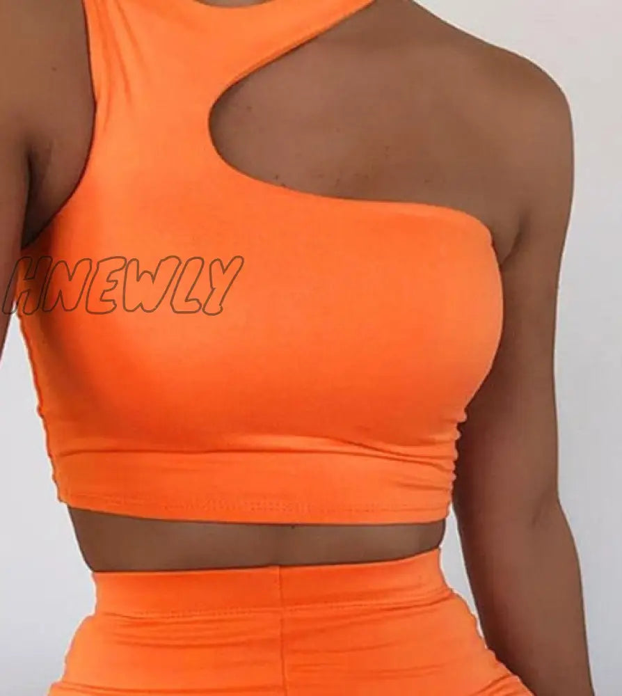 xsrrr Cut Out Sexy Crop Off Shoulder Solid Skinny Sport Short Tops Women Tank Irregular Summer Tube Tops