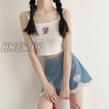 xsrrr Cute Lolita Girls Denim Shorts Japanese Sweet High Waist Lace Irregular Women's Shorts S-4XL Summer Kawaii Sexy Blue Shorts Trendy Summer Fits