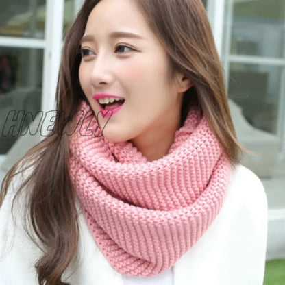 Hnewly Fashion New Unisex Winter Scarf Knitted Scarves Collar Neck Warmer Women's Scarves