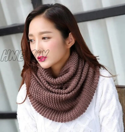 Hnewly Fashion New Unisex Winter Scarf Knitted Scarves Collar Neck Warmer Women's Scarves