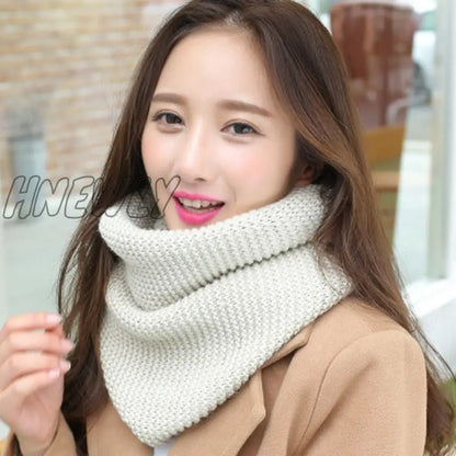 Hnewly Fashion New Unisex Winter Scarf Knitted Scarves Collar Neck Warmer Women's Scarves