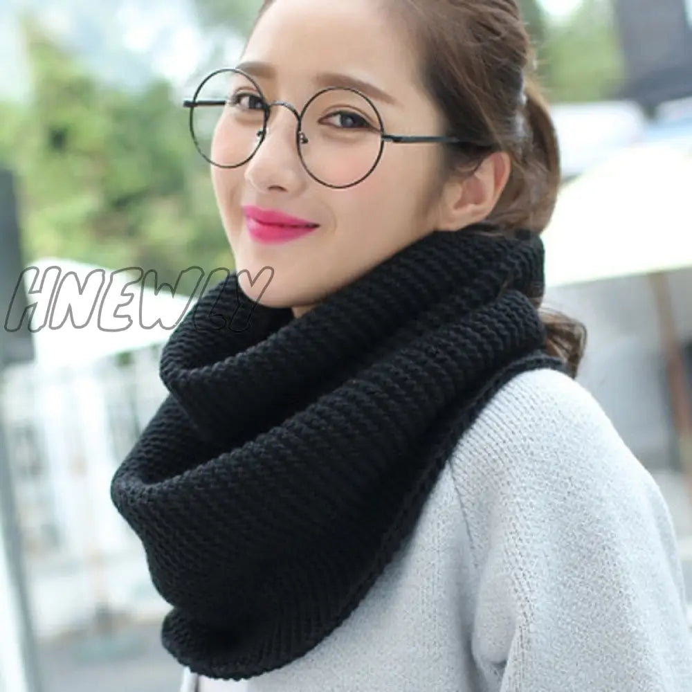 Hnewly Fashion New Unisex Winter Scarf Knitted Scarves Collar Neck Warmer Women's Scarves