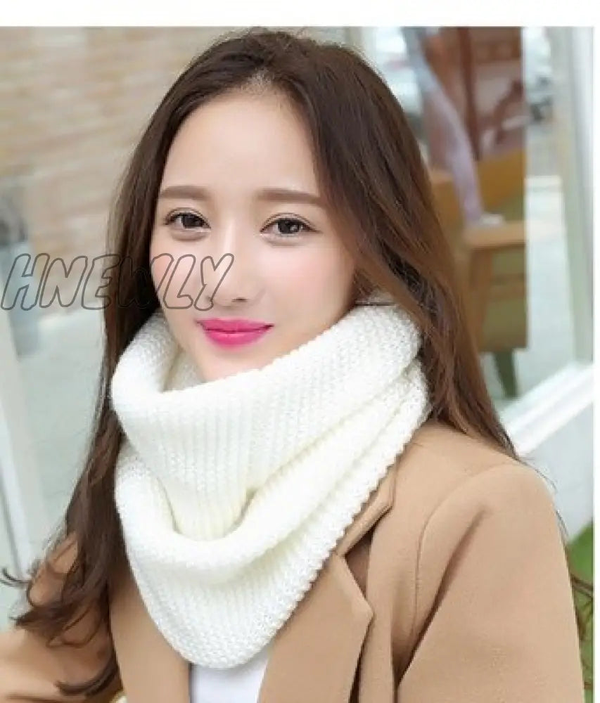 Hnewly Fashion New Unisex Winter Scarf Knitted Scarves Collar Neck Warmer Women's Scarves