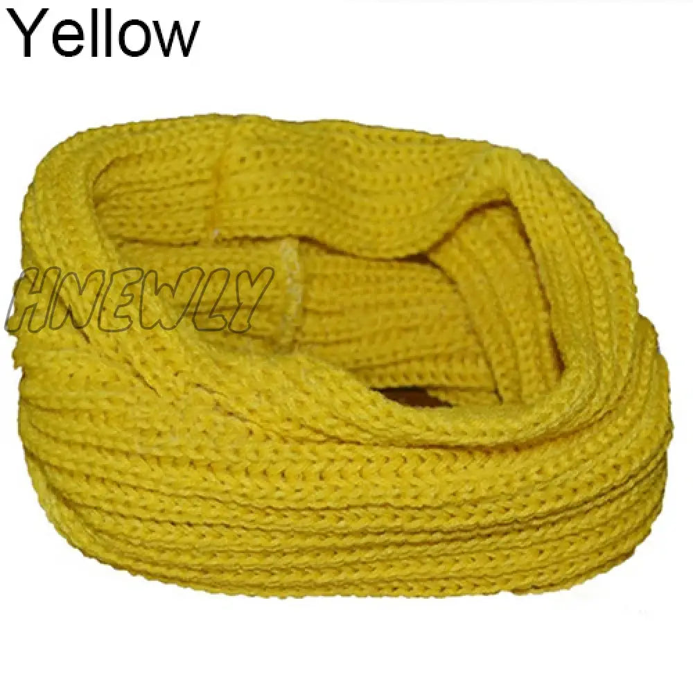 Hnewly Fashion Unisex Winter Warm Infinity Circle Cable Knit Cowl Neck Long Scarf Shawl