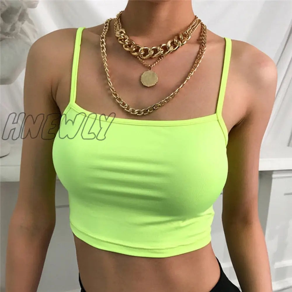 Hnewly Fashion Womens Summer Camis Tanks Tops Sleeveless Cotton Bustier Unpadded Bandeau Bra Vest Crop Top Seamless Bralette Tees