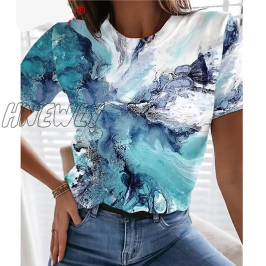 xsrrr Graphic Floral Print Streetwear Casual Short Sleeve Plus Size Funny Kawaii Harajuku Tees T-shirt Summer Clothing for Women