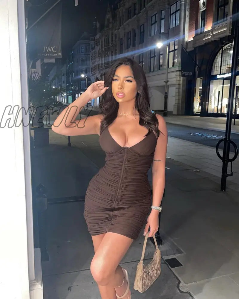 xsrrr High Quality Summer Mesh Bodycon Dress Women Party Dress New Arrivals Stretchy Dress Sexy Bodycon Dress Evening Club Dress Valentines Day