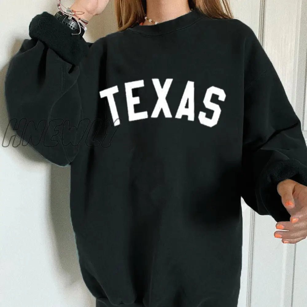 xsrrr Oversized Sweatshirt Women Crewneck Pullover Spring Long Sleeve Letter Clothes for Women Casual Loose Hoodie Streetwear Spring Fits