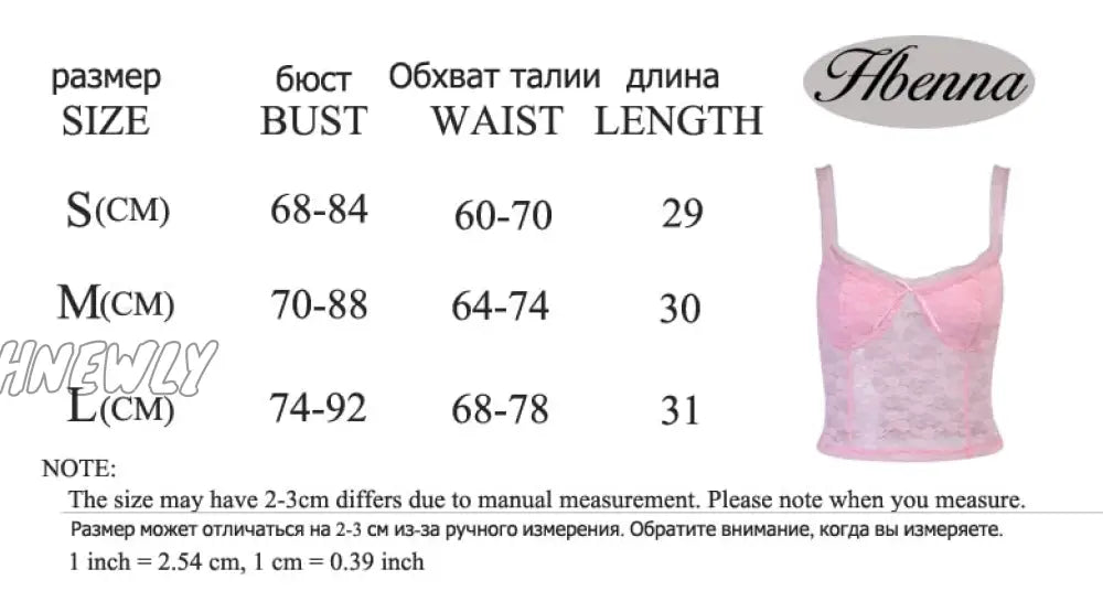 xsrrr Pink Lace Crop Top Women Camis Mesh See-through Sexy Kawaii Camis Summer Tank Top Lace Fashion Y2K Corset Solid Elastics Preppy