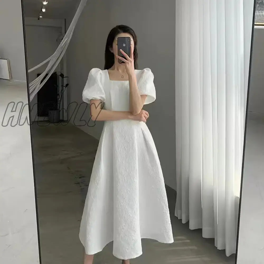 Hnewly Purple Fairy One Shoulder Dress Women New Summer Dress Waist Design Chiffon Ruffled Gauze Skirt Bag Hip Skirt Women Clothing