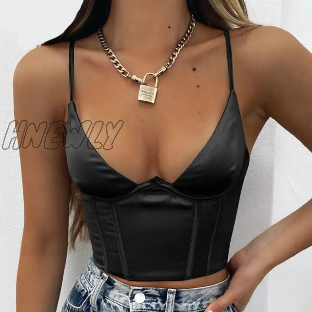 xsrrr Satin Corset Tops Women Wrap V Neck Floral Tanks Camis  Sexy Bustier Summer Tube Crop Tops Festival Outfit