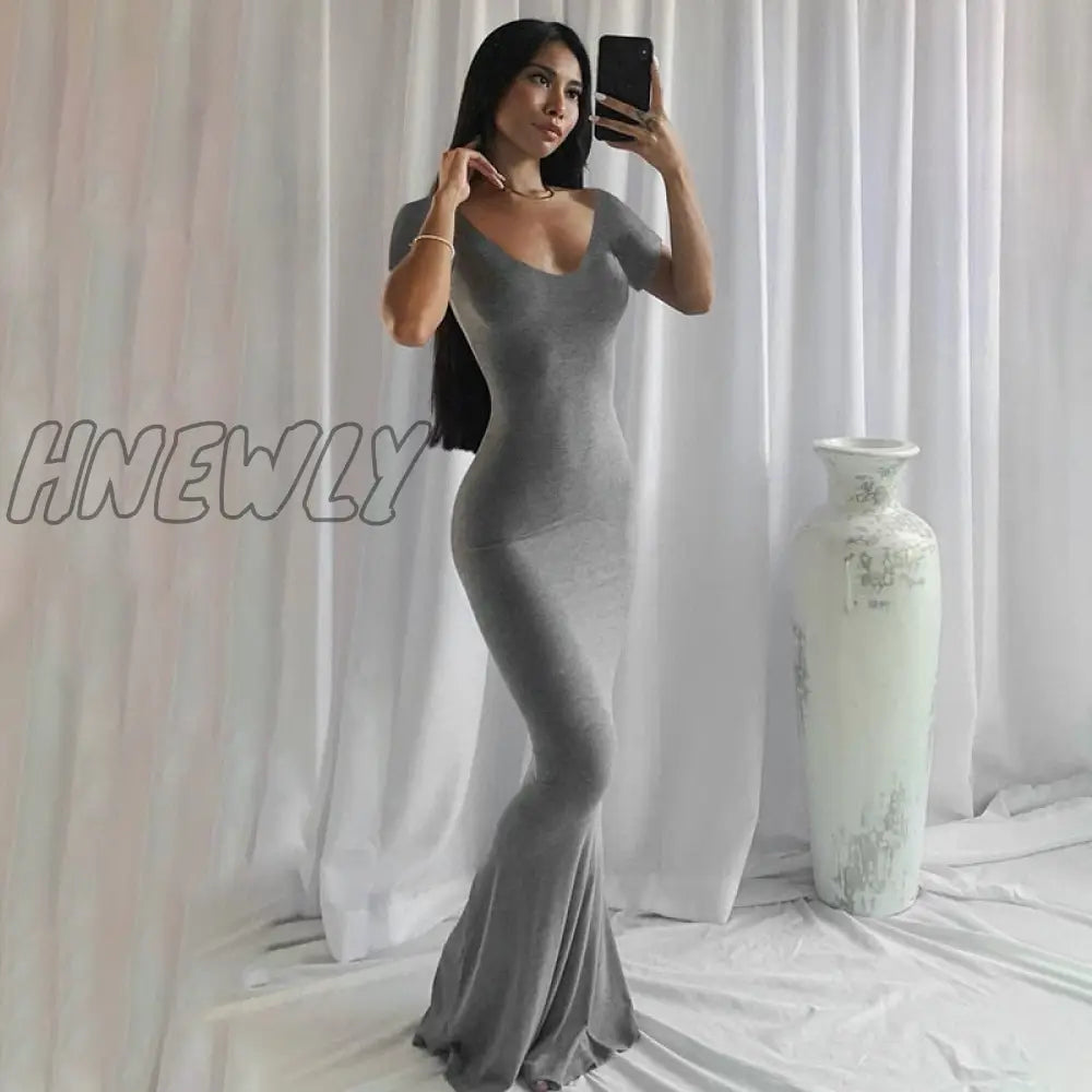 xsrrr Satin Slip Sleeveless Backless Maxi Dress Women Y2k Summer Bodycon Elegant Sexy Outfits Ladies Birthday Party Club Sundress