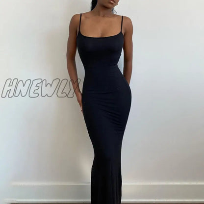 xsrrr Satin Slip Sleeveless Backless Slim Sexy Maxi Dress Fall Winter Women Christmas Halloween Party Y2K Concise Prom Dresses