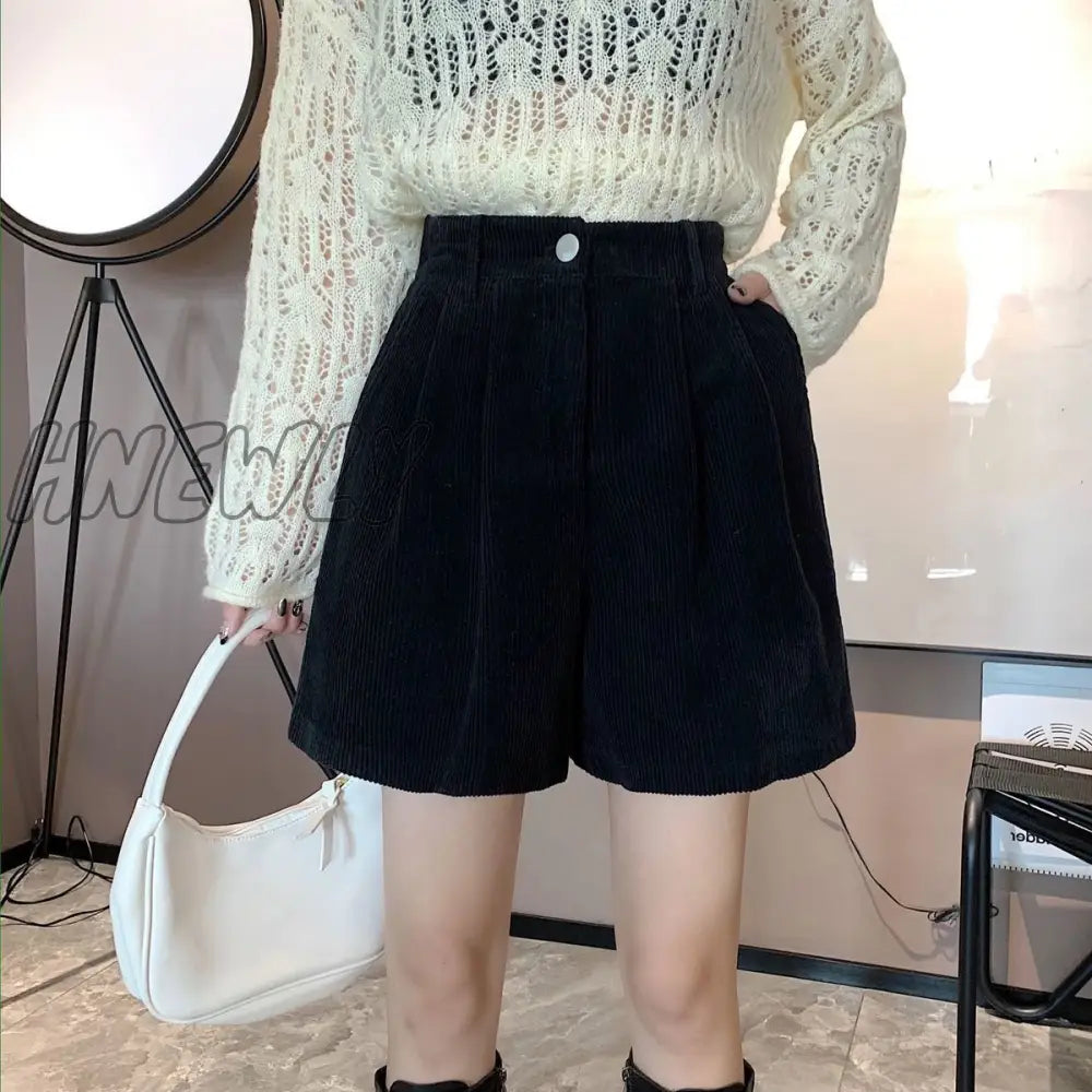 xsrrr Shorts Women Autumn College Friends Simple Pure Corduroy New Arrival Mujer Cozy Design Casual Fashion Basic Feminino Ulzzang Ins