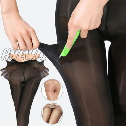 xsrrr Summer High Waist Sun Protection Stockings Ladies Sexy Breathable Elastic Tights Slim Tear Resistant Nylon Pantyhose Women