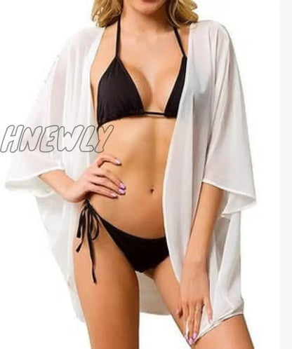 xsrrr Summer Women Beach Swimsuit Cover Up Sexy Mesh Sheer Bikini Beach Cover Up Swimsuit Bathing Loose Bikini Tops swimwear New