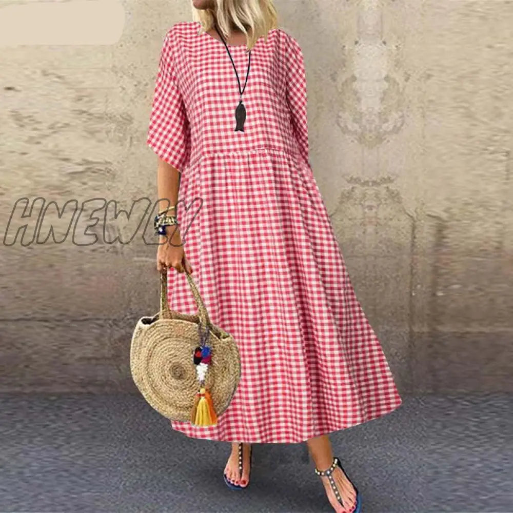 xsrrr Summer Women Long Tunic Dress Ladies Casual Loose Dresses Vestidos Beach Party Sundress Stylish Robe Femme