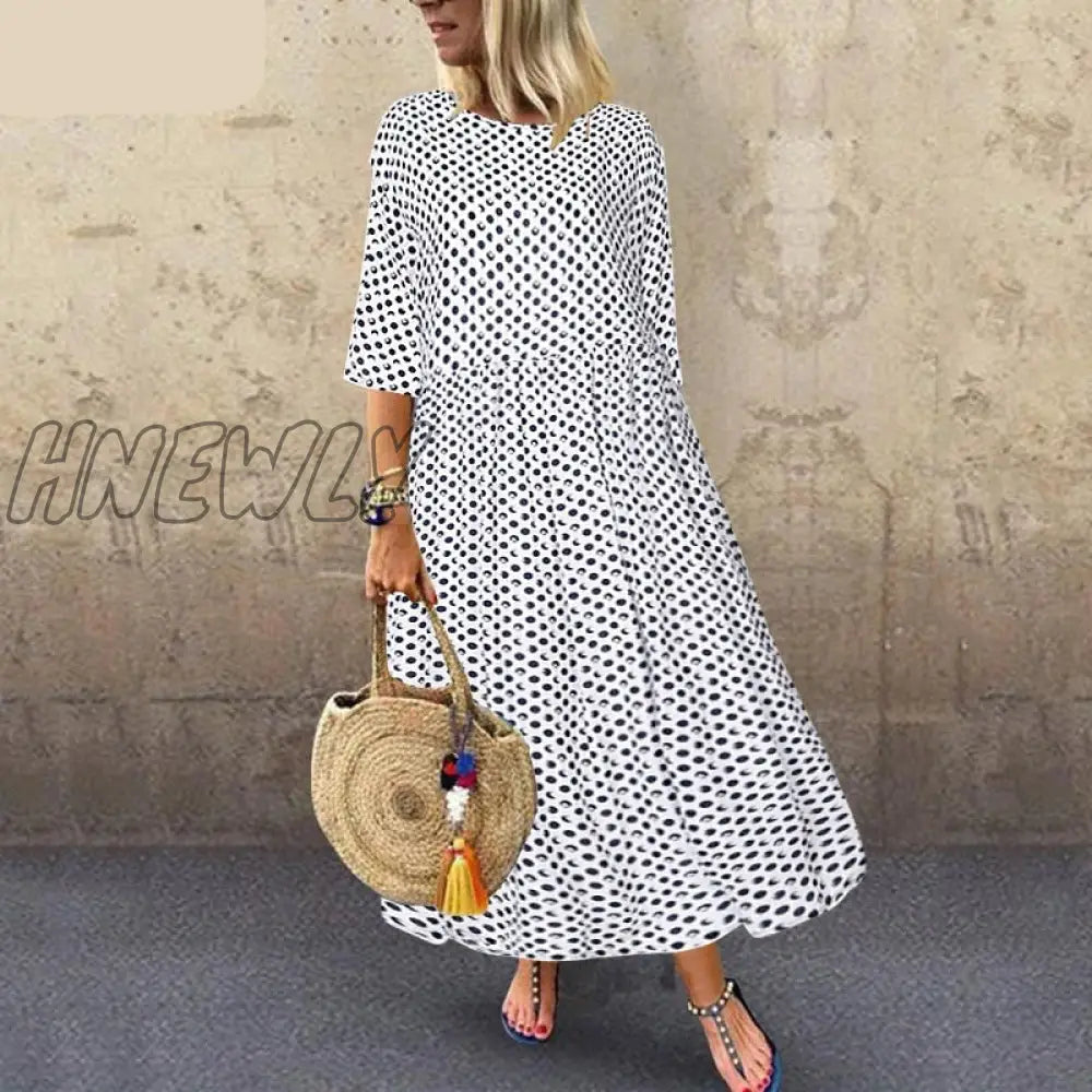 xsrrr Summer Women Long Tunic Dress Ladies Casual Loose Dresses Vestidos Beach Party Sundress Stylish Robe Femme