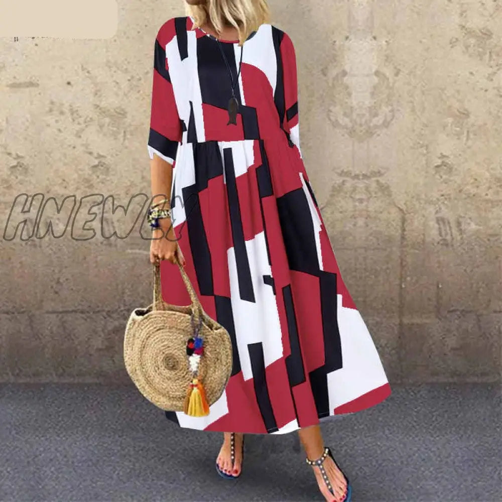 xsrrr Summer Women Long Tunic Dress Ladies Casual Loose Dresses Vestidos Beach Party Sundress Stylish Robe Femme