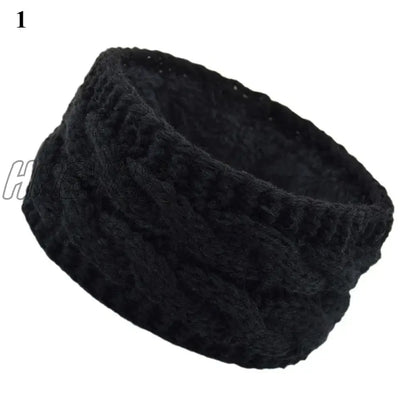 Hnewly Wide Knitting Woolen Headband Winter Warm Ear Women Thicken Turban Hair Accessories Girl Hair Band Headwraps Ear Warmer