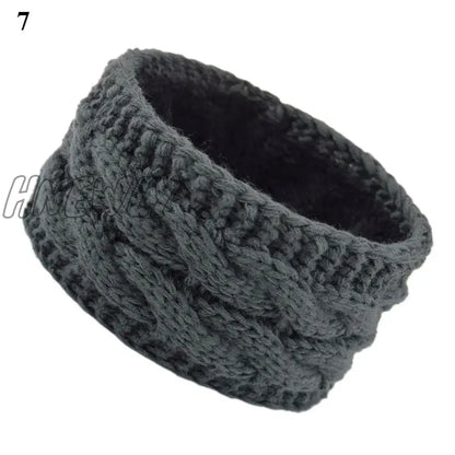 Hnewly Wide Knitting Woolen Headband Winter Warm Ear Women Thicken Turban Hair Accessories Girl Hair Band Headwraps Ear Warmer