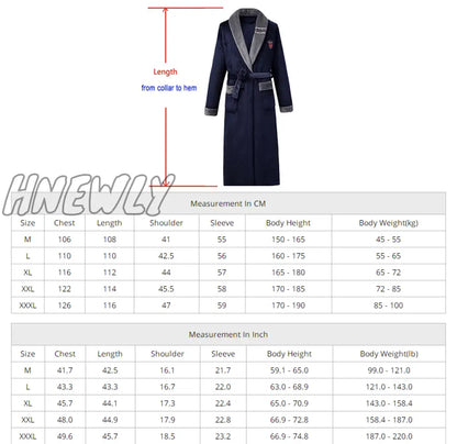 Hnewly Winter Thick Warm Female Coral Fleece Kimono Robe Lovers Couple Nightgown Bath Gown Sleepwear Men Large Nightwear M L XL XXL 3XL