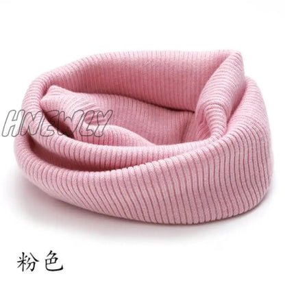 Hnewly Winter Warm Cashmere Scarves Unisex Elastic Wool Knit Ring Neck Scarf Snood Female Thicken Windproof Cycling Driving Pullove