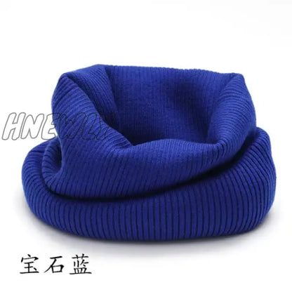 Hnewly Winter Warm Cashmere Scarves Unisex Elastic Wool Knit Ring Neck Scarf Snood Female Thicken Windproof Cycling Driving Pullove