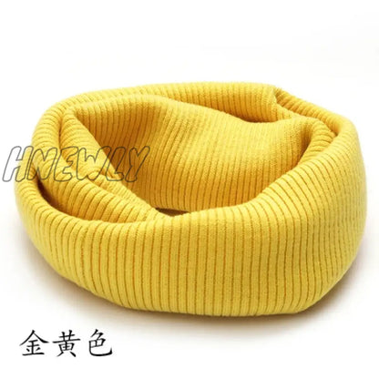 Hnewly Winter Warm Cashmere Scarves Unisex Elastic Wool Knit Ring Neck Scarf Snood Female Thicken Windproof Cycling Driving Pullove