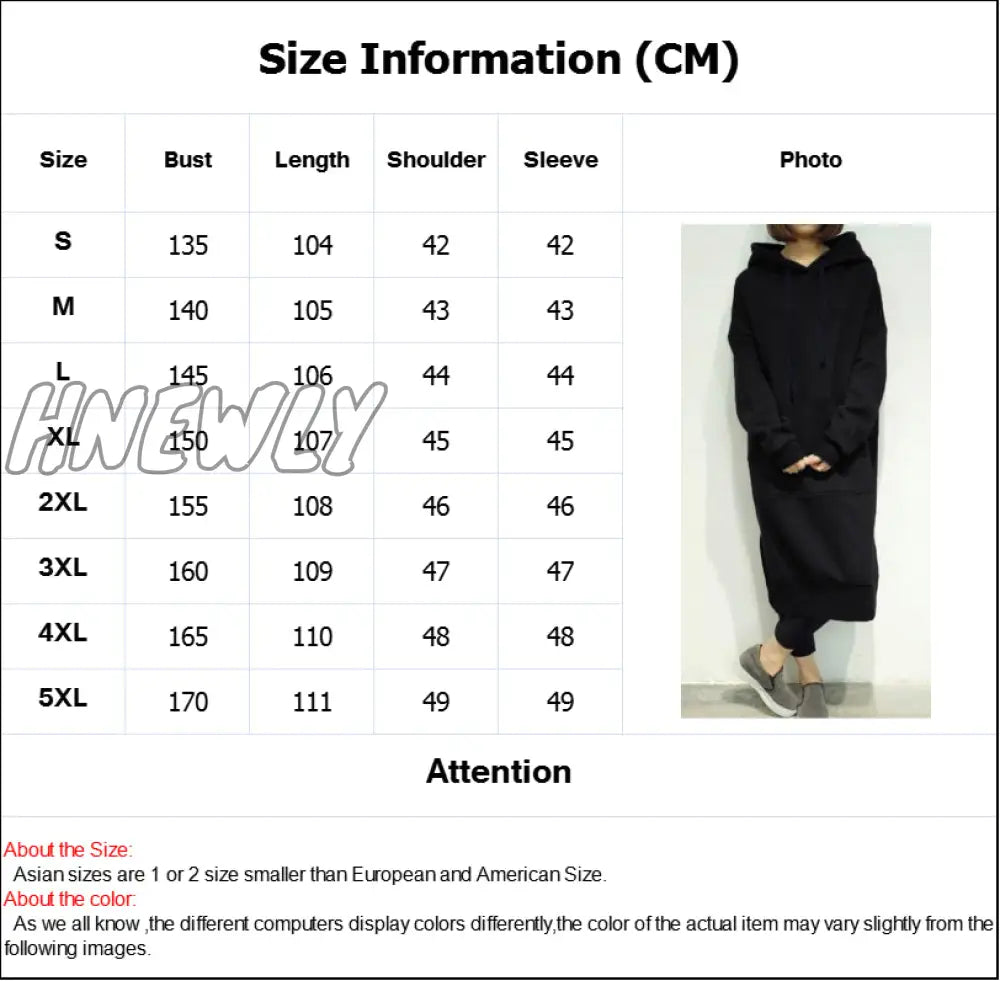 xsrrr Women Casual Hooded Dress Solid Drawsting Long Sleeve Sweatshirts Autumn Winter Oversized Pocket Pullover Harajuku Hoodie