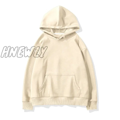 xsrrr Women Couple Hoodies Sweatshirt Fleece 100% Cotton Tracksuit Sports Sweatshirt Winter Japanese Casual Loose Jumper