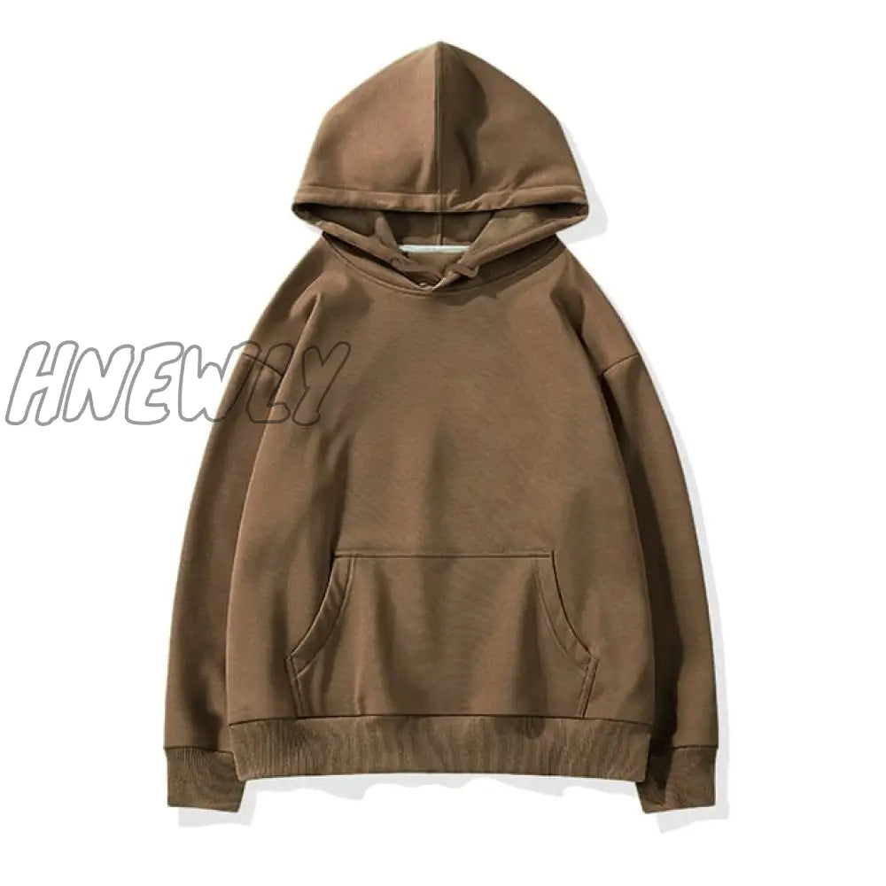 xsrrr Women Couple Hoodies Sweatshirt Fleece 100% Cotton Tracksuit Sports Sweatshirt Winter Japanese Casual Loose Jumper