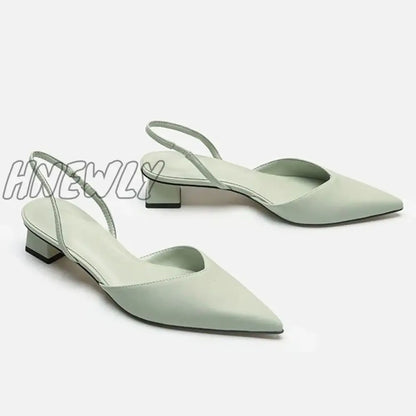 Hnewly Women Sandals Summer Pointed Toe High Heels Ladies Fashion Banquet Dress Wedding Party Pumps  Designer Women Shoes